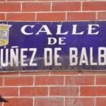 Placa de la calle de Núñez de Balboa de Madrid, sede de ARAG SE en España
