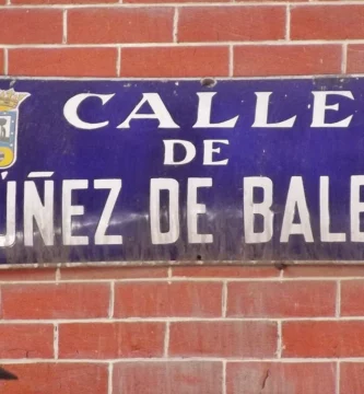 Placa de la calle de Núñez de Balboa de Madrid, sede de ARAG SE en España