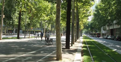 Avinguda Diagonal de Barcelona, avenida donde FIATC tiene su sede central