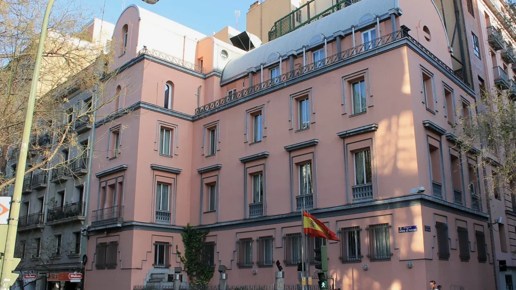 Calle de Miguel Angel de Madrid, donde Hiscox tiene su oficina en Espana