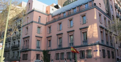 Calle de Miguel Angel de Madrid, donde Hiscox tiene su oficina en Espana