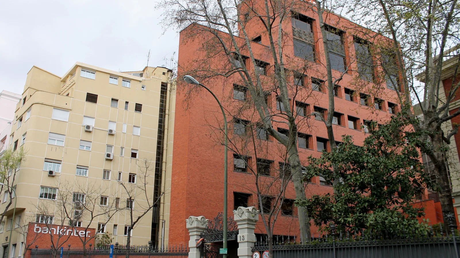 Edificio de Bankinter en Madrid, el banco que distribuye el seguro de hogar suscrito por Generali España