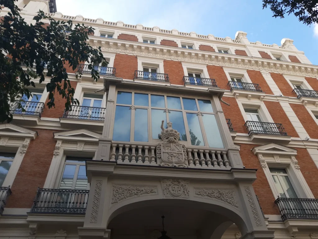 Fachada norte de la Fundación Mapfre, en Madrid