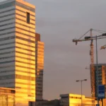 Distrito financiero de Zuidas, en Ámsterdam, ciudad donde tiene su sede NN Group, propietario de la marca Nationale-Nederlanden
