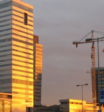 Distrito financiero de Zuidas, en Ámsterdam, ciudad donde tiene su sede NN Group, propietario de la marca Nationale-Nederlanden