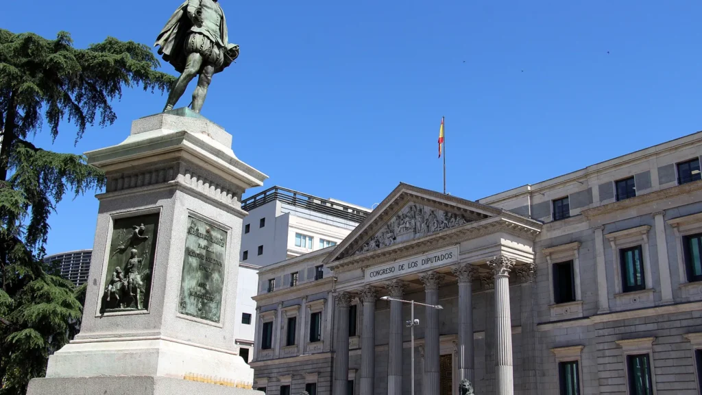 Palacio de las Cortes de Madrid, sede del Congreso de los Diputados