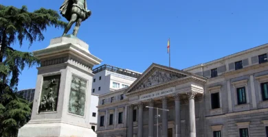 Palacio de las Cortes de Madrid, sede del Congreso de los Diputados